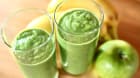Super snídaně: zelené smoothie z jablek a avokáda. Super snídaně: zelené smoothie z jablek a avokáda.