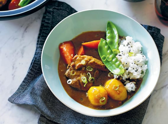 Japonské vepřové curry z pomalého hrnce Japonské vepřové curry z pomalého hrnce