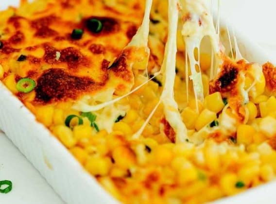 Korejská zapečená kukuřice s mozzarellou – Konchijeu Korejská zapečená kukuřice s mozzarellou – Konchijeu