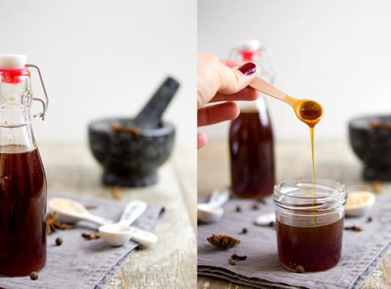 Perníčkovo-karamelový sirup Perníčkovo-karamelový sirup