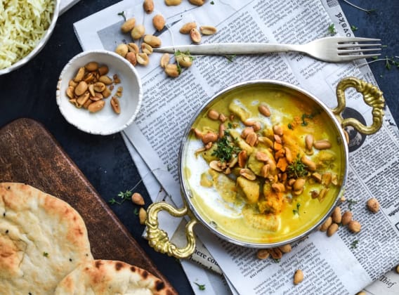 Peanut chicken - indické kuře s arašídovou omáčkou Peanut chicken - indické kuře s arašídovou omáčkou