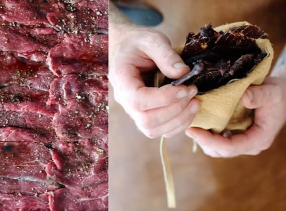 Poctivé domácí jerky z hovězího masa Poctivé domácí jerky z hovězího masa