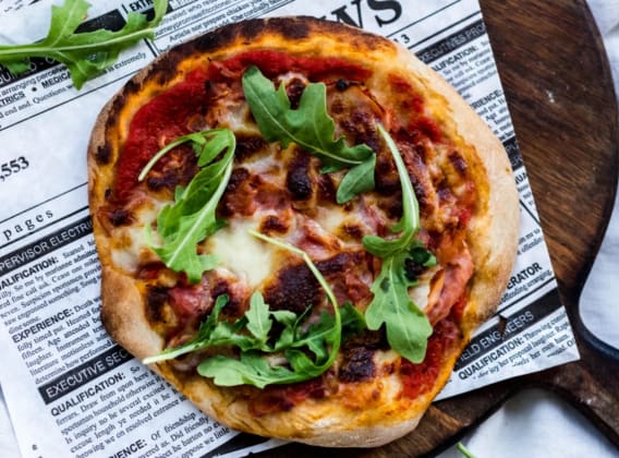 Domácí kvásková pizza Domácí kvásková pizza