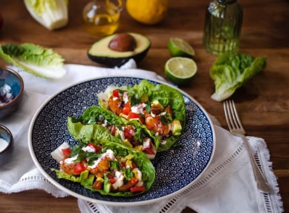 Tacos s krevetami Tacos s krevetami