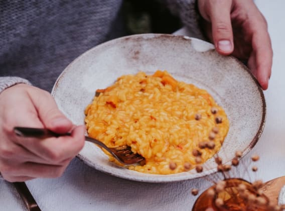 Krémové dýňové risotto Krémové dýňové risotto