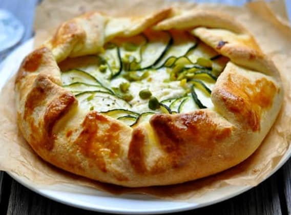 Galette s cuketou a ricottou Galette s cuketou a ricottou