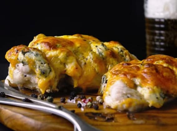 Kuřecí prsa Hasselback Kuřecí prsa Hasselback