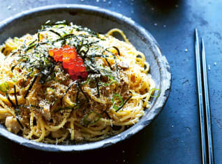 Japonské špagety carbonara Japonské špagety carbonara