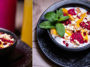 Tapiokové perličky s kokosovým mlékem z restaurace Sia Tapiokové perličky s kokosovým mlékem z restaurace Sia