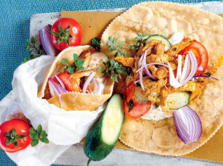 Street food: Řecký gyros Street food: Řecký gyros
