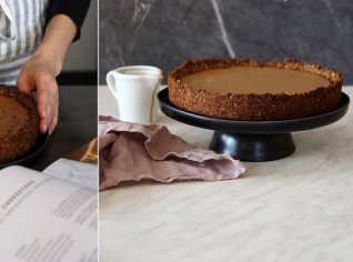 Batátový cheesecake s kokosovým karamelem Batátový cheesecake s kokosovým karamelem