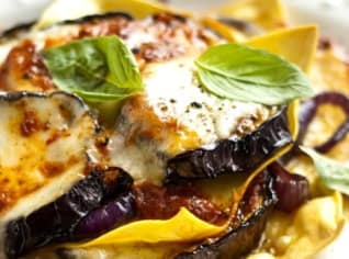 Středomořské otevřené lasagne Středomořské otevřené lasagne