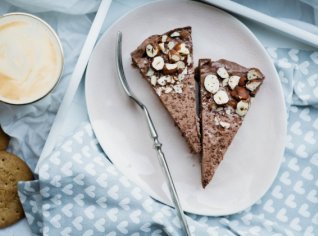 Arašídovo-čokoládový cheesecake ze skyru Arašídovo-čokoládový cheesecake ze skyru