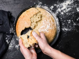 Jednoduchý špaldový chléb bez hnětení Jednoduchý špaldový chléb bez hnětení