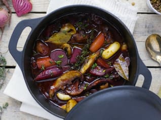 Řepa po burgundsku s čočkou Řepa po burgundsku s čočkou