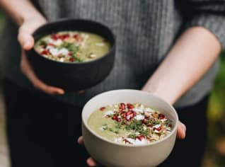 Zelená smoothie bowl Zelená smoothie bowl
