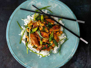 Kuřecí Kung Pao s karamelem Kuřecí Kung Pao s karamelem