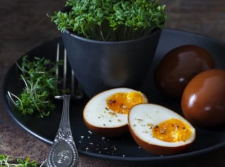Naložená vejce Momofuku Naložená vejce Momofuku