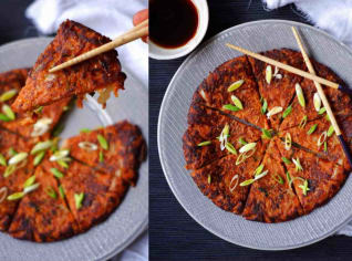 S Klárou v kuchyni: Kimchi palačinka S Klárou v kuchyni: Kimchi palačinka