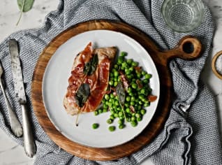 Telecí plátky saltimbocca Telecí plátky saltimbocca