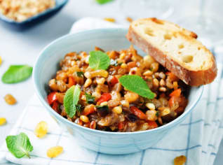 Italská caponata z prosluněné Sicílie Italská caponata z prosluněné Sicílie