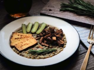 Čočka na kyselo po vegansku Čočka na kyselo po vegansku