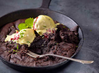 Brownies z pánve pro dva Brownies z pánve pro dva