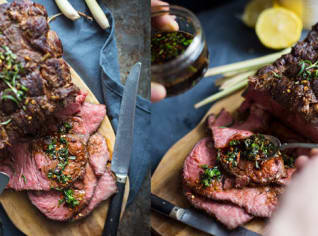 Roastbeef s citrónovou trávou Roastbeef s citrónovou trávou