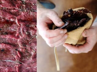 Poctivé domácí jerky z hovězího masa Poctivé domácí jerky z hovězího masa