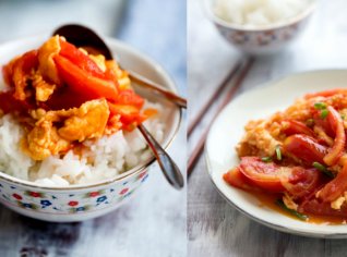 Super rychlá večeře: Stir-fry s vejci a rajčaty Super rychlá večeře: Stir-fry s vejci a rajčaty