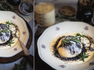 Pařený kynutý knedlík germknödel Pařený kynutý knedlík germknödel