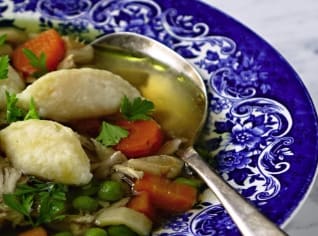 Semolinové nočky Grießklößchen do polévky Semolinové nočky Grießklößchen do polévky