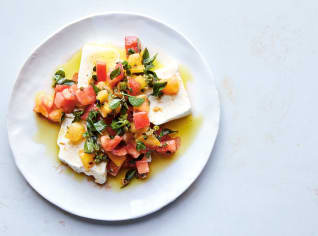 Feta s rajčaty a oreganem Feta s rajčaty a oreganem