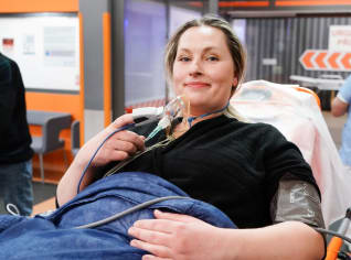 Lída Rašilovová jako pacientka Monika Lída Rašilovová jako pacientka Monika