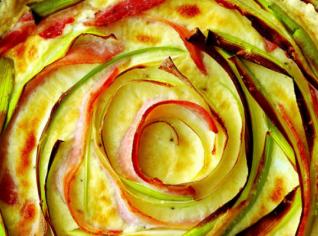 Quiche se slaninou a pórkem Quiche se slaninou a pórkem