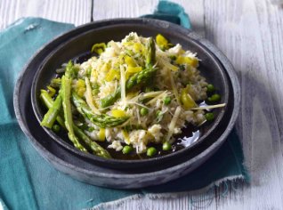 Jarní risotto se zeleným chřestem Jarní risotto se zeleným chřestem