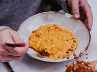 Krémové dýňové risotto Krémové dýňové risotto