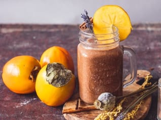 Podzimní drink s kaki Podzimní drink s kaki