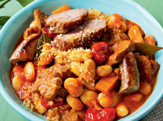 Cassoulet s vepřovou krkovicí a kachnou Cassoulet s vepřovou krkovicí a kachnou