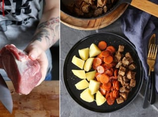 Česká klasika: Vepřové s mrkví a bramborem Česká klasika: Vepřové s mrkví a bramborem