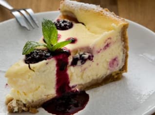 Ostružinový cheesecake Ostružinový cheesecake