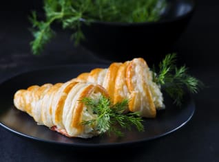Pečené mrkvičky s vajíčkovým salátem Pečené mrkvičky s vajíčkovým salátem