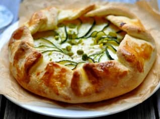 Galette s cuketou a ricottou Galette s cuketou a ricottou