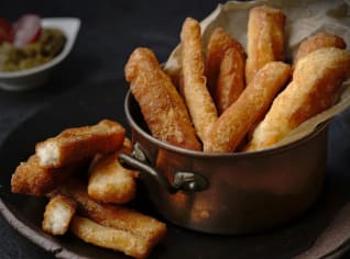 Halloumi hranolky Halloumi hranolky