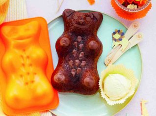 Čokoládový medvídek brownie Čokoládový medvídek brownie