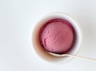 Malinový sorbet Malinový sorbet
