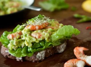 Guacamole s krevetami Guacamole s krevetami