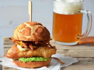 Fish & chips burger Fish & chips burger