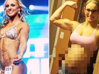 Stacie Venagro má opravdu atypické těhotenské bříško... Stacie Venagro má opravdu atypické těhotenské bříško...