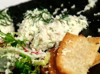Rillette z uzené makrely Rillette z uzené makrely